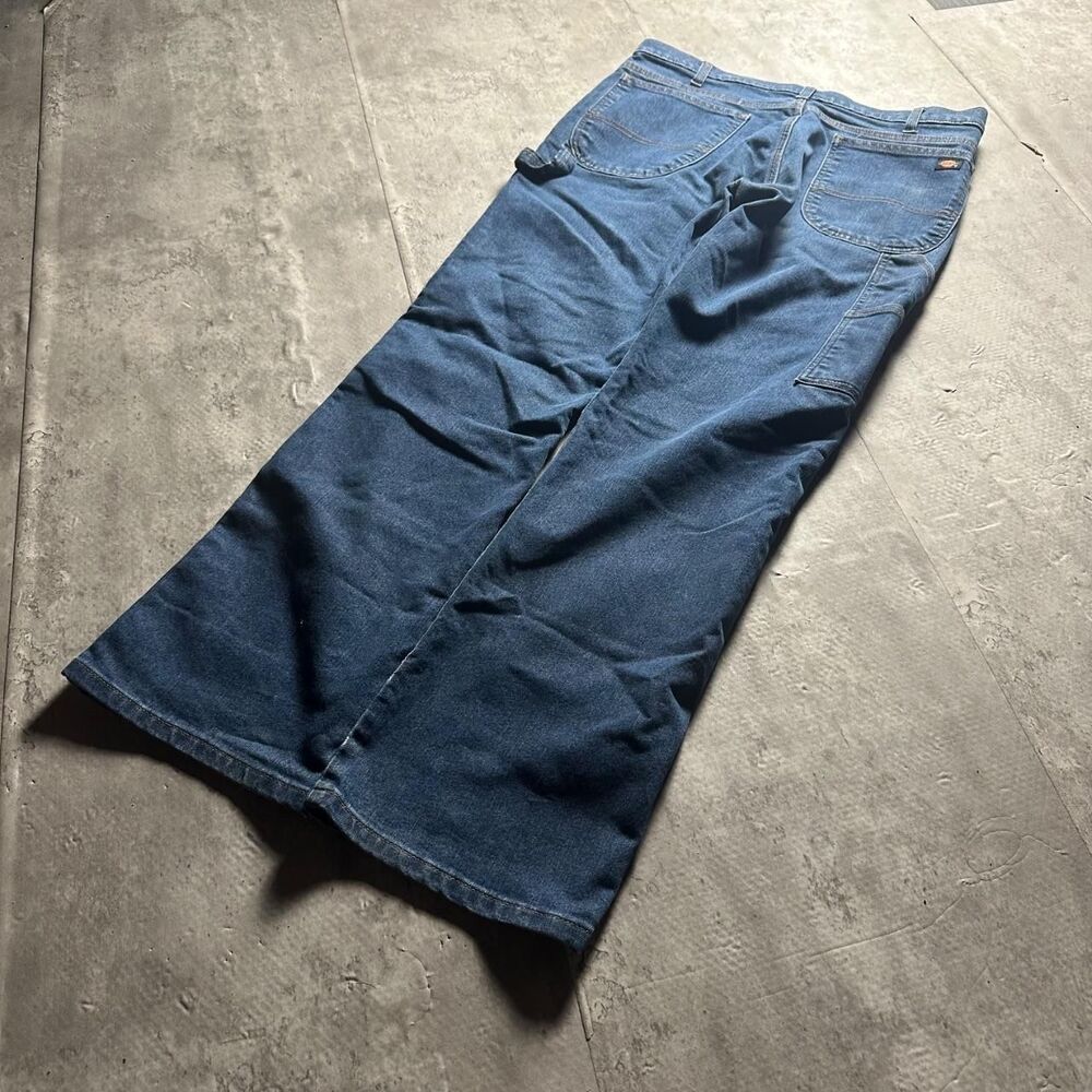 Dickies Men's Blue and Navy Jeans